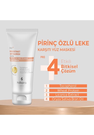 Pro+ Pirinç Özlü Leke Karşıtı Yüz Bakım Maskesi
