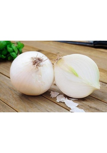 Eko Paket Beyaz Tatlı Soğan Tohumu Beyaz Soğan Tohumu 650 Adet Tohum