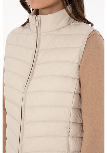 U.s. Polo Assn. Kadın Yelek Dokuma 50308083-vr256 İnci