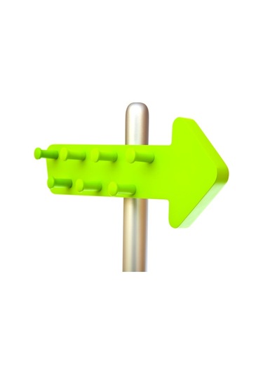 Oneway  Ahşap Askılık Yeşil