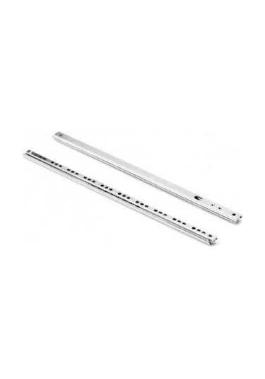 17mm Teleskobik Çekmece Rayı Gömme Bilyeli İnce Ray 34,2cm 2 Adet 1 Takım