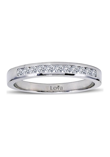 Lova 0,32 Karat Pırlanta Yarımtur Yüzük - 1020216