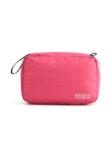 Asılı Kanca Ile Taşınabilir Tuvalet Çantası Tuvalet Gül Kırmızısı Diğer