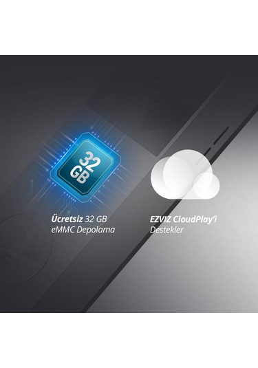 Ezvız Hp3 Pro 2k Görüntülü Kapı Zili+ Güneş Paneli
