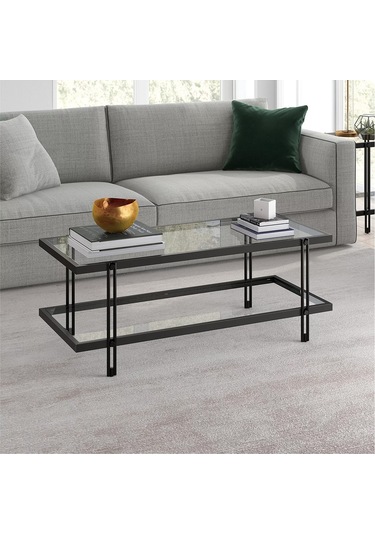 Dolores Siyah Metal Orta Sehpa 120 60