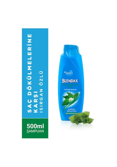 Blendax Saç Dökülmelerine Karşı Isırgan Özlü Şampuan 4 x 500 ML
