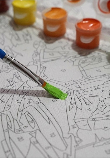 Sayılarla Boyama Tuval Seti 40x50 Cm - Harry Potter