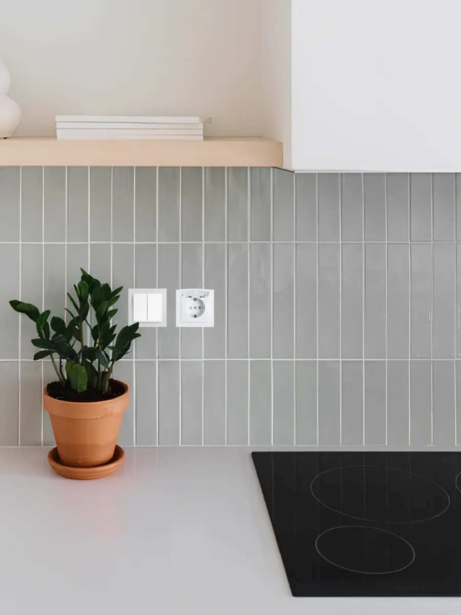 Stekker Beyaz Çift Tuşlu Anahtar 200333133