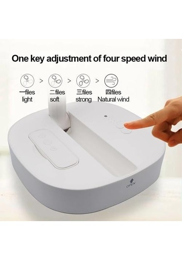 7000 Mah Mini Katlanır Teleskopik Zemin Fan Usb Şarj Edilebilir Yaz Dilsiz Sessiz Masaüstü Masa Fan Ofis Yatak Odası Home Fanlar 1z202v Beyaz