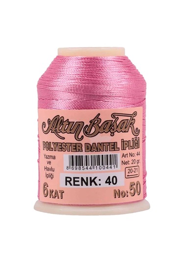 3 Adet Altınbaşak Oya Ve Dantel İpi 20 Gr - - No: 040