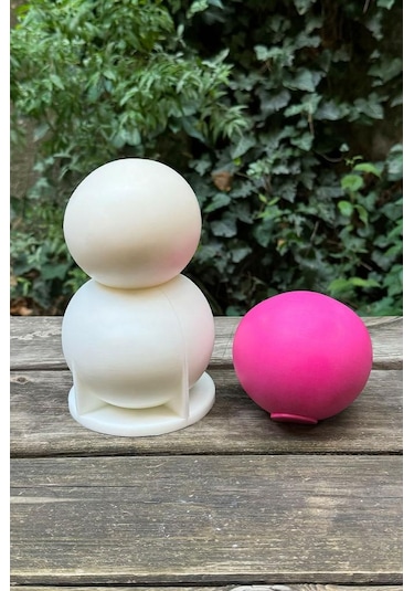 Küre 10cm Çap Silikon Mum Kalıbı