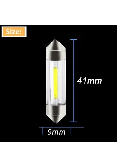 Suofeng 12v Dc Led Soğutucu Ampulü 41mm - Karavan Kampçı Buzdolabı Aydınlatması 6000k Beyaz Işık 1w 130 Lm 360 Aydınlatma 2'li Paket