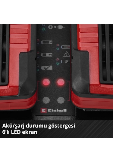 Einhell Şarj Cihazı Power X-change Çift Şarj Cihazı 4 Ah