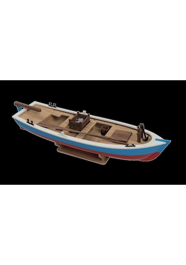 Türk Model 1/35 201 Balıkçı Teknesi, 18 Cm. Ahşap Model Kiti-55343