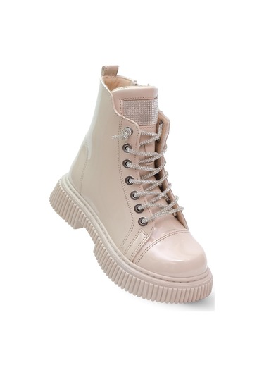 Kaptan Junior Kız Çocuk Botu Poyk 560 Krem