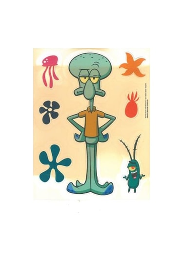 Çocuk Odası Stıcker Karanlıkta Parlar Sünger Bob Arkadaşları (538477628)