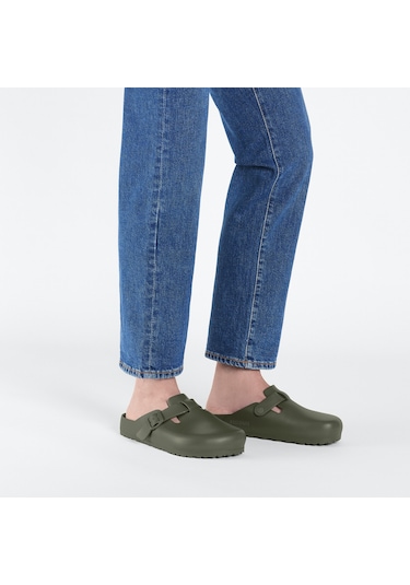 Birkenstock Boston Eva Önü Kapali Haki Erkek Terlik Haki