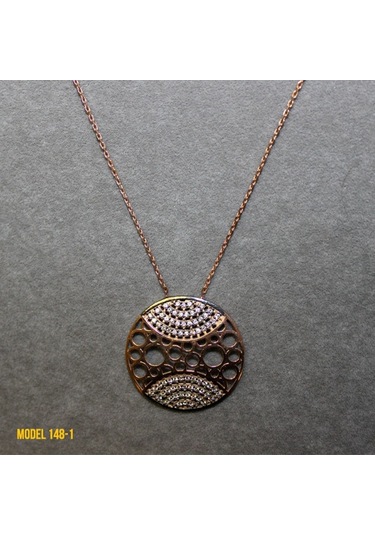 Osmanlı Motif Yuvarlak Kolye (407360813)