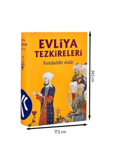 Evliya Tezkereleri - Karton Kapak - Feridüddin Attar