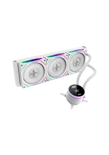 Dragos Frostbite 360 White Argb Digital 360mm Intel-amd Uyumlu Sıvı Soğutucu 360 MM