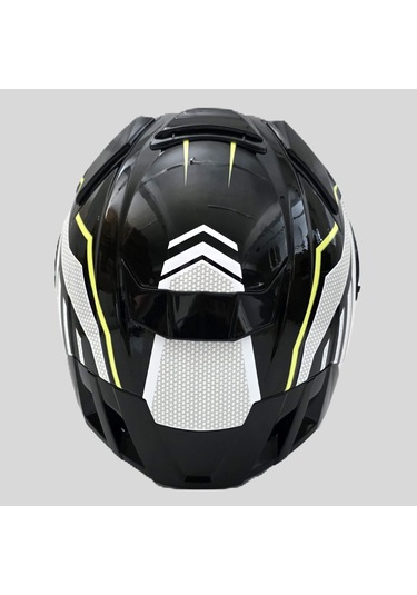 Arwic Pro Model Kapalı Full Face Motosiklet Kaskı Ar939 Sarı