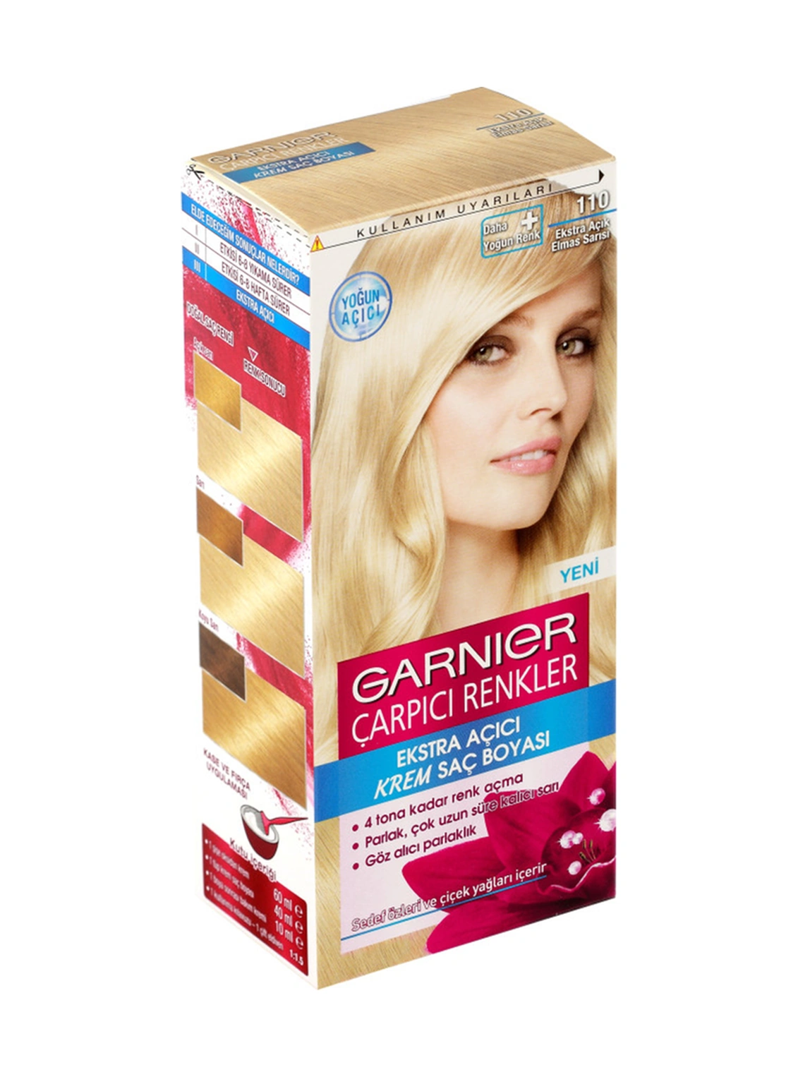 Garnier Çarpıcı Renkler No:110 Ekstra Açık Elmas Sarı Colour Natural Boya