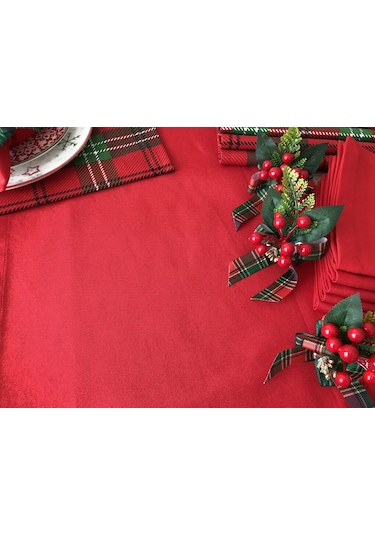 Yılbaşı Sofra Sunum Amerikan Servisli Set Çok Renkli