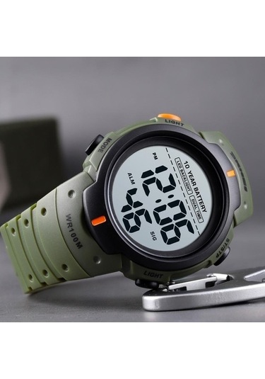 Yingfu Yeni Siyah Skmeı Spor Saatler Erkekler Dijital 100 M Su Geçirmez Çok Fonksiyonlu Kol Saatleri Adam 1560 Çok Renkli Çok Renkli