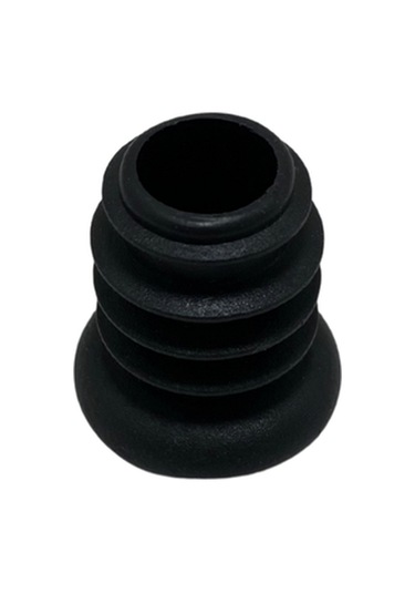 Yuvarlak Demir Profil İç Tapa Geçme Plastik Ayak Geçme Koruma Plastiği 19mm 8 Adet Siyah Siyah