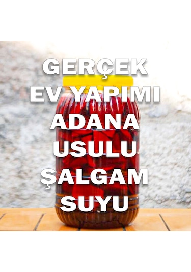 Organik Ev Yapımı Adana Usulü Şalgam Suyu 5 L