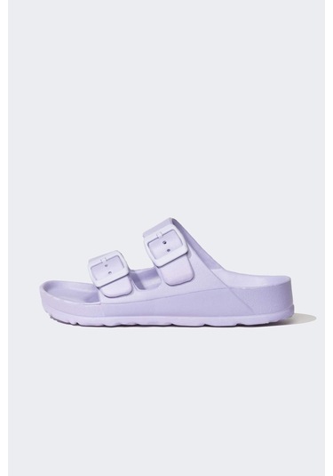 Defacto Kız Çocuk Düz Taban Eva Terlik T4067A624SMPR61 Mor
