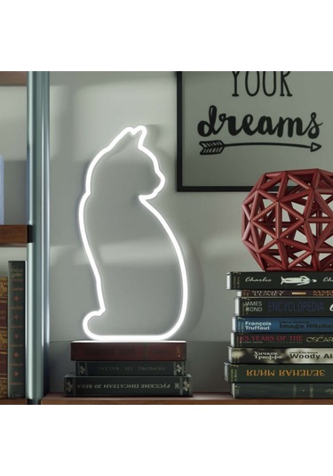 Just Mustard Cat Led Işık Çok Renkli