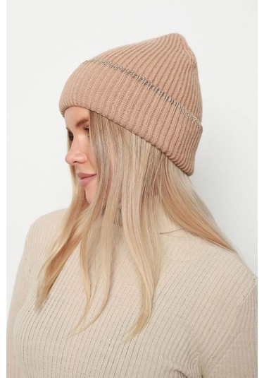 Sim Detaylı Kadın Bere Rkş-1139 Camel Camel