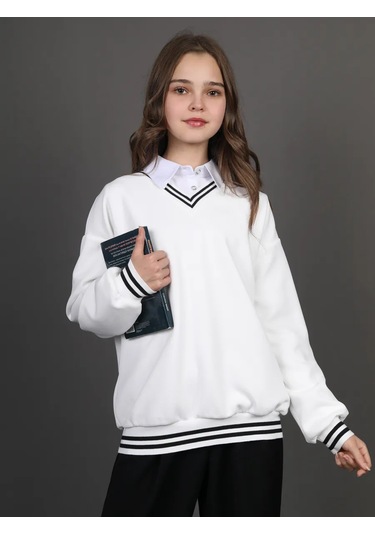 Modumpuerı Klasik Kazak Ve Hırka 258922496 Beyaz