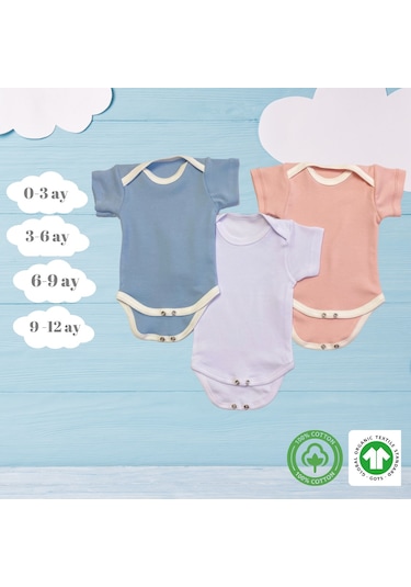 Harmandar Çıtçıtlı Zıbın 3'lü Çok Renkli