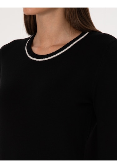 Pierre Cardin Kadın Siyah Kazak /triko 50315910-vr046 Siyah