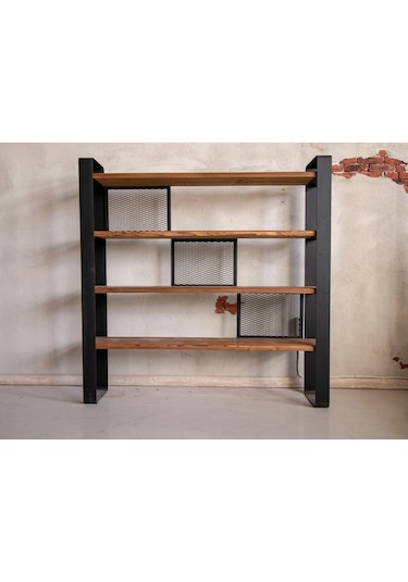 Deryawood Masif Ahşap Kitaplık