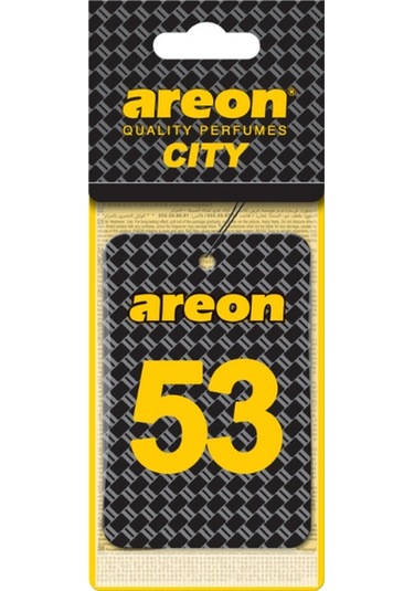 Areon City Vanilla Black 53 Oto Araç Kokusu