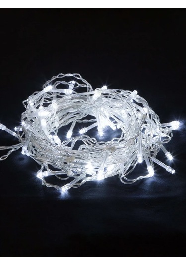 Twinklegarlooo 20 Metre Beyaz Soğuk Işık Işıklı Christmas Ağacı Dantel 274917164 Beyaz