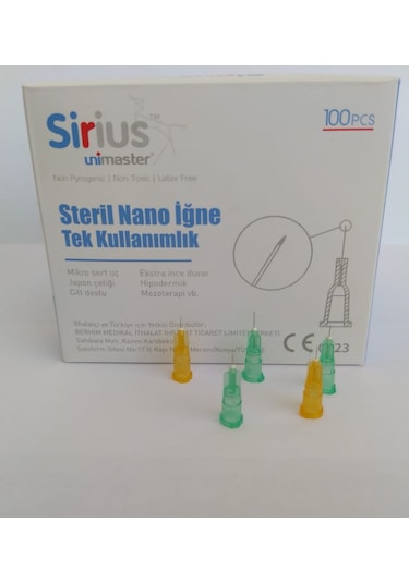 Unimaster Mezoterapi İğnesi 32 G 4 MM 100 Adet
