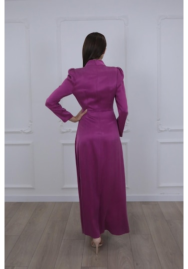 Senna Kendra Dress Fuşya Fuşya
