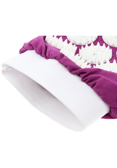 Homyl Akupunktur Masaj Eldivenleri Geri Boyun Kası Tetik Mor