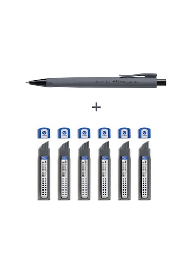 Econ Versatil,urban 0.7 Uç& 6'lı Super Fine Min 2b 0.7 Uç, 7'li Yazım Seti