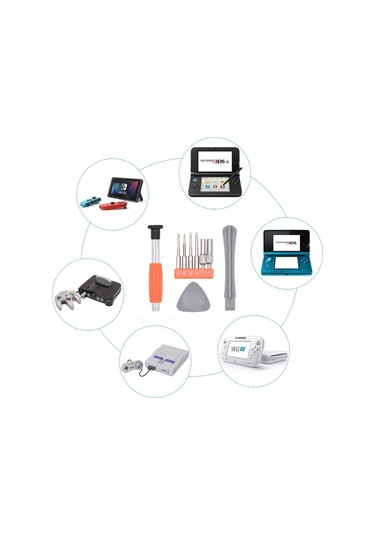 Cbtx Taessv Nintendo Switch İçin Oyun Konsolu Sökme Tornavida Seti, Özellikler: Turuncu 9 Pcs