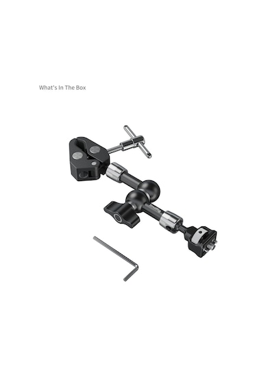 Smallrig 5310 Magic Arm Yengeç Şeklinde Kelepçeli 7'' Siyah
