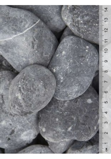 Siyah Bazalt Taş 2 kg 4-6 cm Siyah Dolomit Dekoratif Taş Bazalt