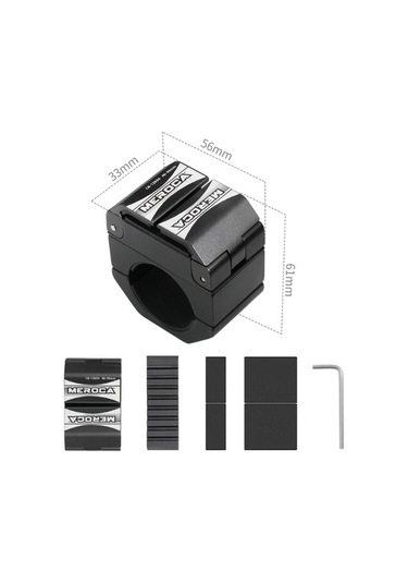 Ebitda Halka Şekilli Alüminyum Bisiklet Telefon Tutucusu, Kırmızı, Motosiklet Navigasyon Braketi Kırmızı