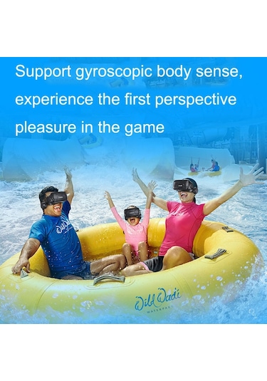 Kulaklık Versiyonu 3d Sanal Gerçeklik Vr Gözlükleri Siyah