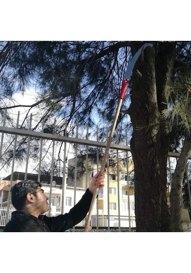 6185 Yüksek Dal Ağaç Budama Testeresi 35 Cm Sırığa Takılabilir