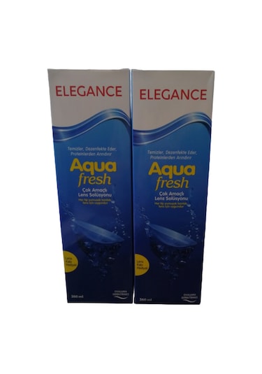 Elegance Aquafresh Lens Solüsyonu 2 x 250 ML
